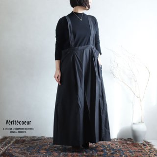 Veritecoeur(ヴェリテクール)【2020AW新作】サスペンダースカート BLACK / VC-2184