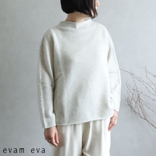 evam eva( ) 2020awۥ륭 ϥͥåץ륪С / high necked pullover light gray(82)  E203K098