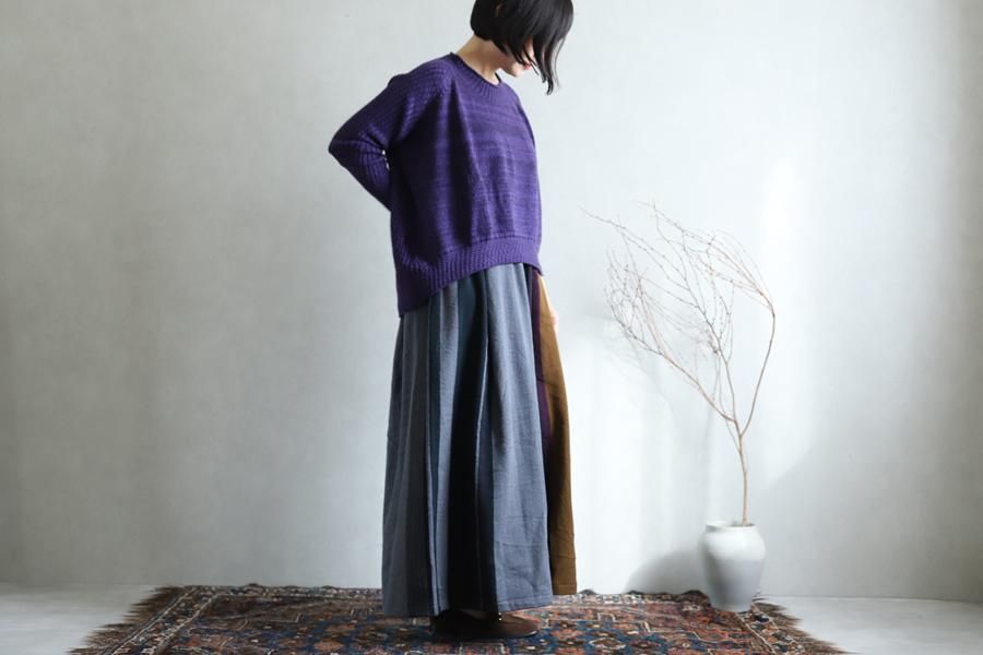 tamaki niime(タマキ ニイメ) 玉木新雌 wide pants LONG wool70