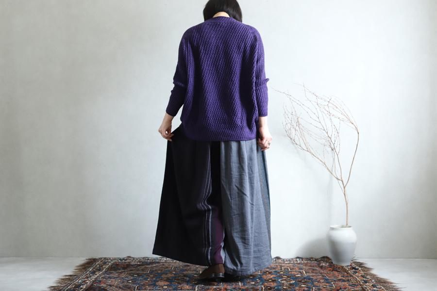 tamaki niime(タマキ ニイメ) 玉木新雌 wide pants LONG wool70