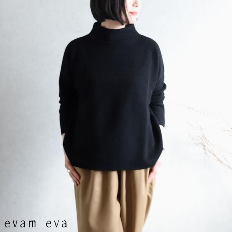 evam eva(エヴァム エヴァ) 【2020aw新作】ウールアンゴラ ハイネック