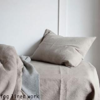 2ޤǤ椦ѥåȲġfog linen work(եͥ)ͥԥ ʥ / LINEN PILLOW CASE NATURAL С LKC001-TC19