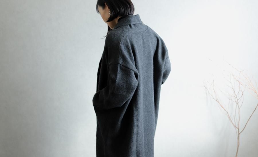 evam eva(エヴァム エヴァ) 【2020aw新作】ロングローブ コート