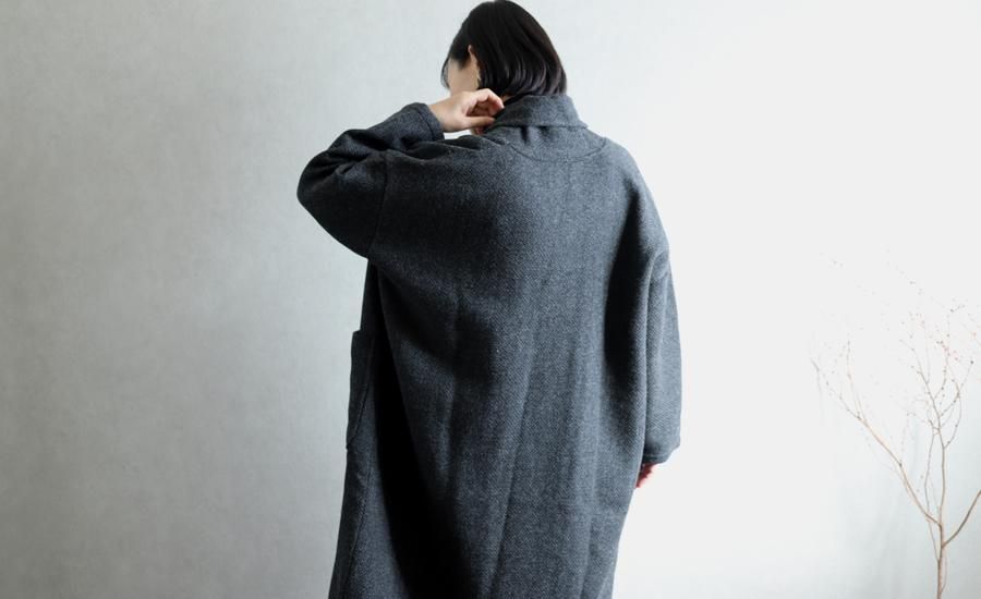 evam eva(エヴァム エヴァ) 【2020aw新作】ロングローブ コート