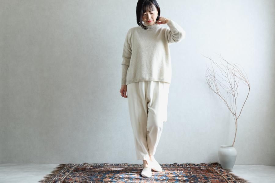 evam eva(エヴァム エヴァ) 【2020aw新作】ソフトカシミヤ プル