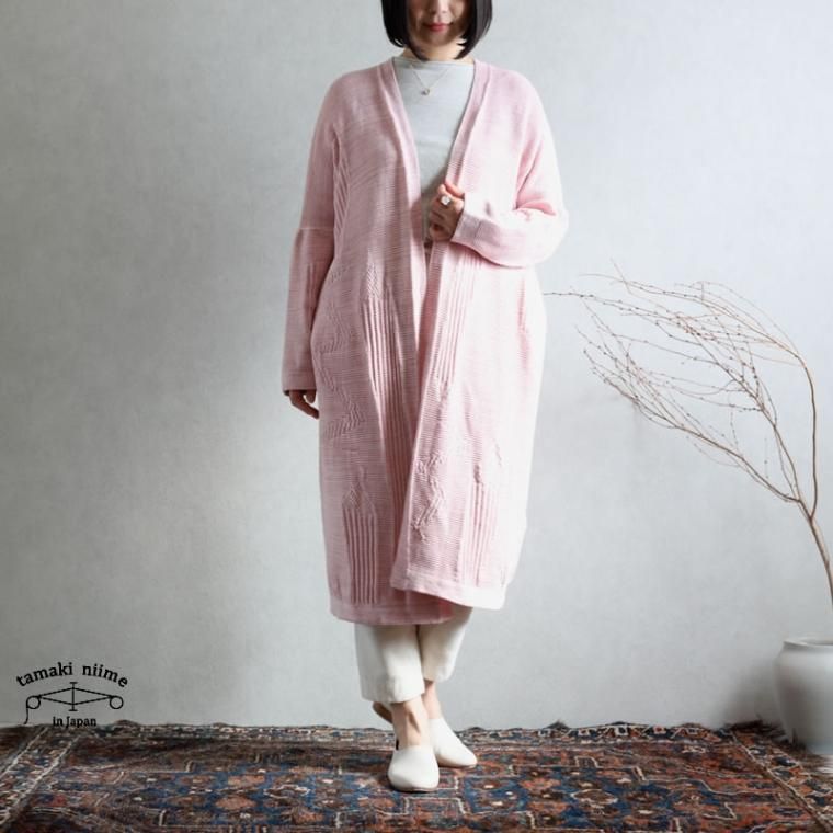 メール便可 2セットまで ☆tamaki niime/タマキ ニイメ/CA knit