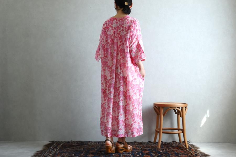 BUNON(ブノン)【2021SS新作】Khadi Cotton Silk Flamingo Hand 