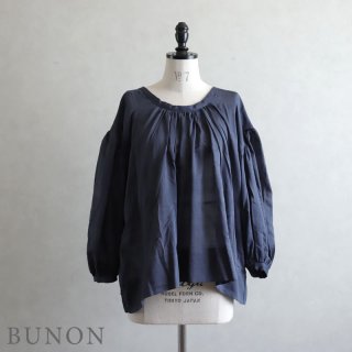 BUNON(֥Υ)2021SSKhadi Cotton Silk Gather Blouse 졼 / 㥶֥饦 BN6013