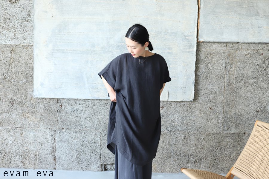 ☆HYKE(ハイク)☆LINEN PONCHO リネンポンチョENFOLDエンフォルド