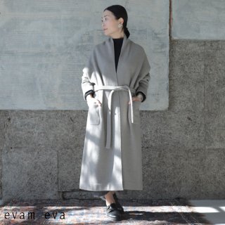 evam eva( ) ץ쥹 ֥ / press wool robe coat mocha(44) E213K117