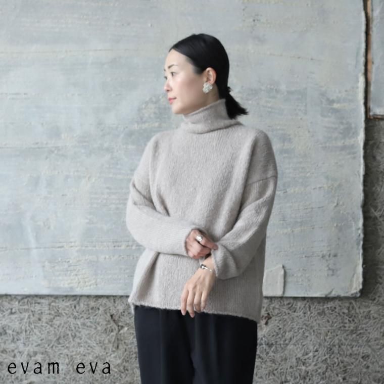 evam eva(エヴァム エヴァ) 【2021aw新作】アルパカ ウール 