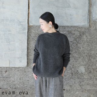 evam eva( ) 2021awۥ䥯  ץ륪С / yak aze pullover charcoal(89) E213K185