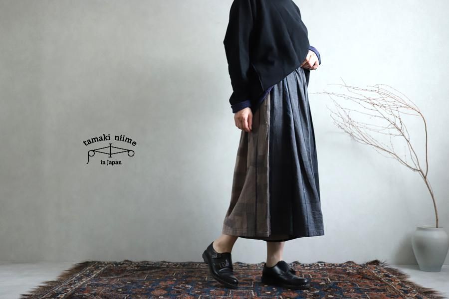 tamaki niime 玉木新雌 only one wide pants SHORT cotton100% WPS13