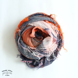 tamaki niime（タマキ ニイメ）玉木新雌 roots shawl cotton big RSB26 / ルーツショール コットン 100% ビッグ