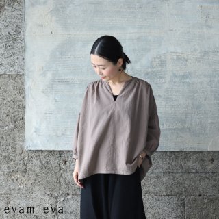 evam eva( ) 2022ssۥåȥץ륪С / cotton pullover maroon gray(76) E221T076