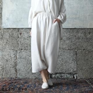 evam eva( ) vie 2022ssۥ饤󥰥ͥ 륨ѥ / raising linen sarrouel pants ecru(11) V221T911