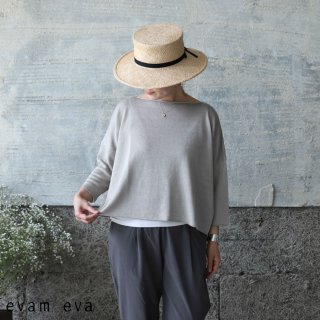 evam eva( ) 2022ssۥ磻ɥץ륪С / wide pullover sage(52) E221K124