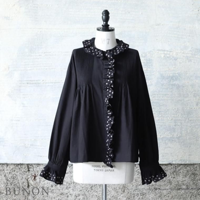 BUNON(ブノン)【2022SS新作】Pintuck Blouse / ピンタック BUNON(ブノン)【2022SS新作】Pintuck Blouse / ピンタック