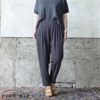 evam eva( ) 2022ss åȥ å ѥ / cotton tuck pants sumi(98) E221T150