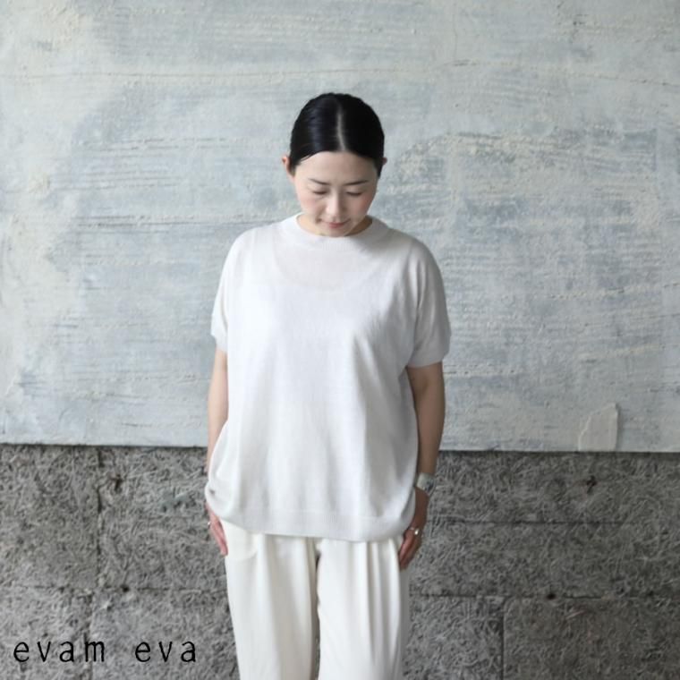 evam eva ヘンプワイドプルオーバー
