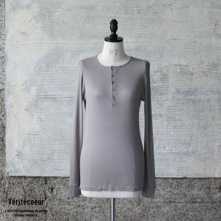 Veritecoeur(ヴェリテクール) ヘンリーL/S SILVER GRAY / VCC-414 - lizm