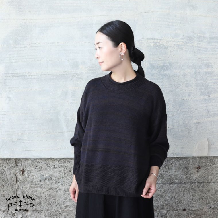 tamaki niime(タマキ ニイメ) 玉木新雌 only one PO knit グリ 08