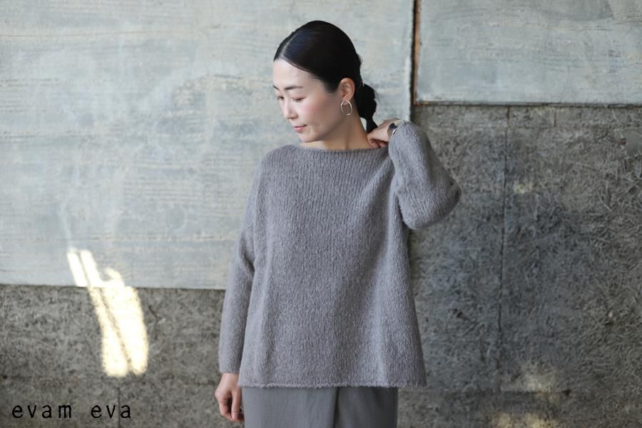 国内正規品】 エヴァムエヴァ ウールチュニック brushed alpaca wool