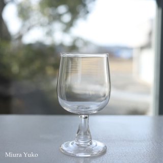 三浦侑子 ワイングラス 丸 クリア / MIURA YUKO