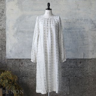 BUNON(ブノン)【2023SS新作】Embroidery Dress White / エンブロイダリードレス BN2317