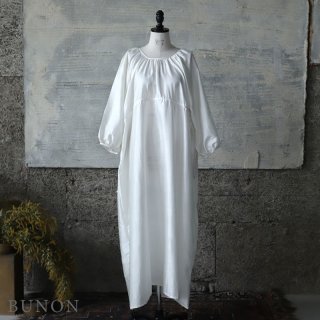 BUNON(ブノン)【2023SS新作】Back Button Dress white / バックボタンドレス BN2005 