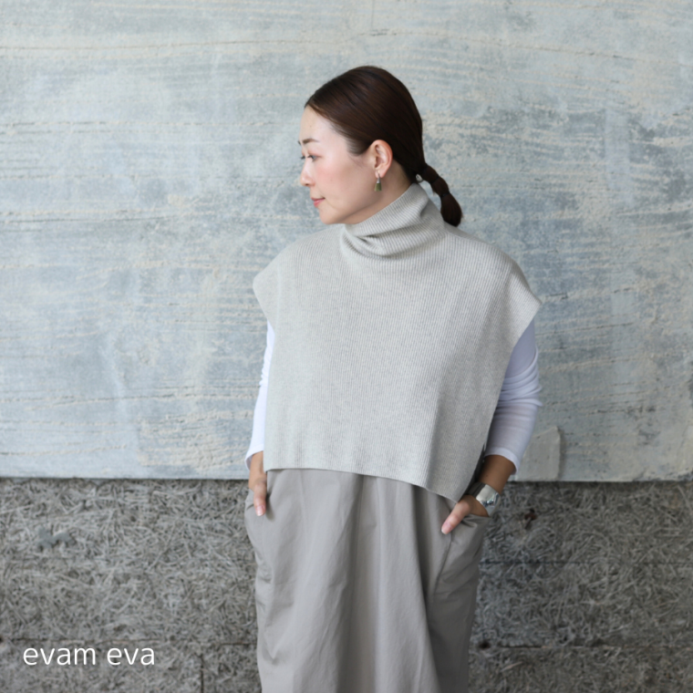evam eva(エヴァム エヴァ) ウール リブ スヌード / wool rib snood evam eva(エヴァム エヴァ) ウール リブ スヌード / wool rib snood