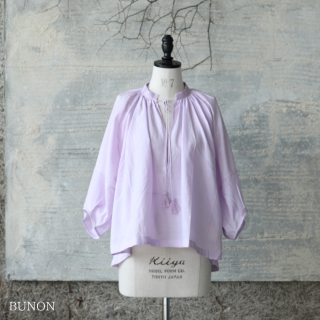 BUNON(֥Υ)Ribbon Blouse lilac / ܥ֥饦 BN2423