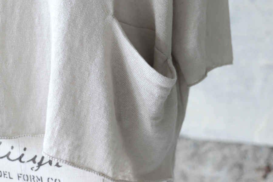 evam eva(エヴァム エヴァ) linen wide pullover ecru(11