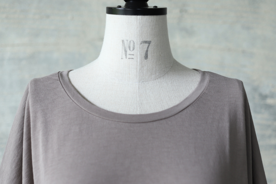 evam eva(エヴァム エヴァ) / cut&sew dolman pullover maroon