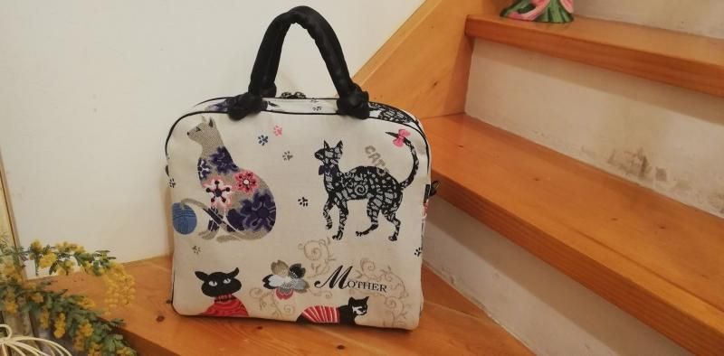 Cuddle a Fluffy 福寿ドール ゴブラン織バッグ Cuddle a Fluffy 福寿ドール ゴブラン織バッグ