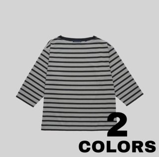 HANDROOM "POLYESTER COTTON FEEL BOATNECK T"
