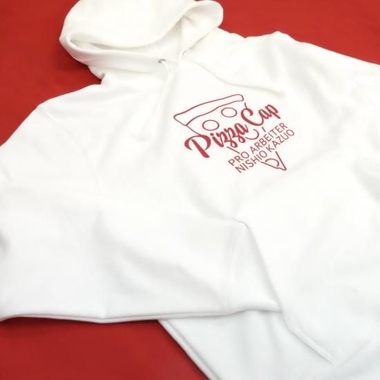 PIZZA CAP OFFICIAL パーカー【WHITE】