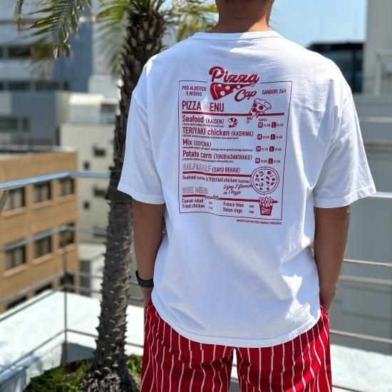 PIZZA CAP MENU ビックシルエットT シャツ