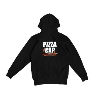 PIZZA CAP ジップアップパーカー【BLACK】<img class='new_mark_img2' src='https://img.shop-pro.jp/img/new/icons12.gif' style='border:none;display:inline;margin:0px;padding:0px;width:auto;' />