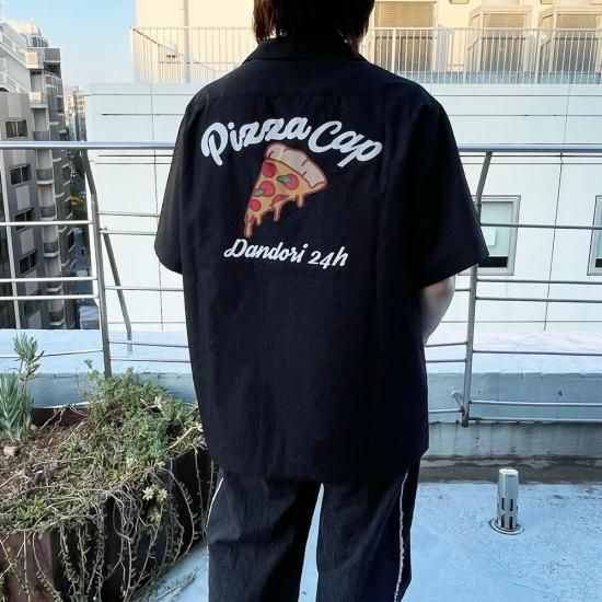 PIZZA CAP_ ボーリングシャツ 【BLACK】