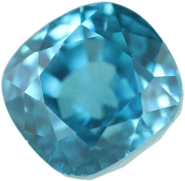 ジルコンルース1.3ctNatural Zircon C57 ジルコン -高分散率の輝きと複屈折オイリー透明の宝石