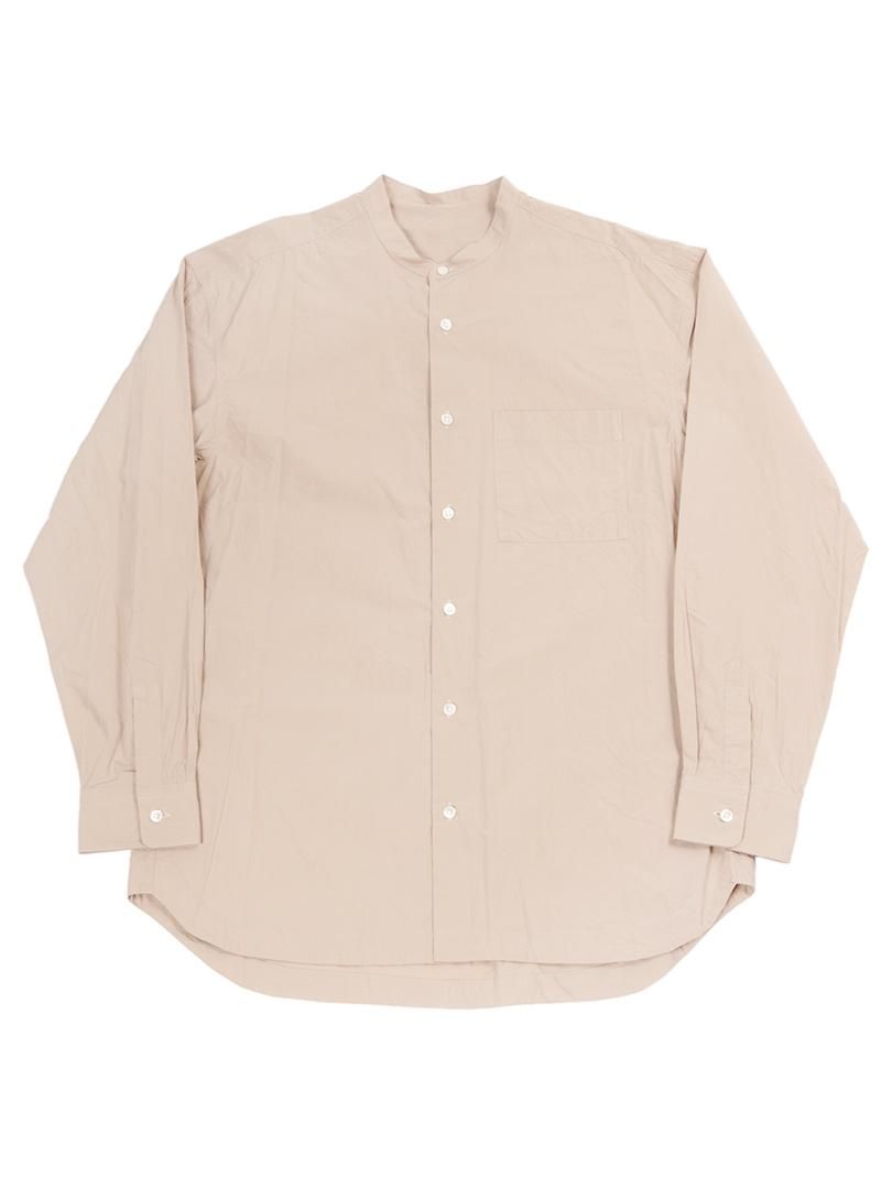 【GOODNEIGHBORS SHIRTS】<br>LIAM バンドカラーセミロングシャツ