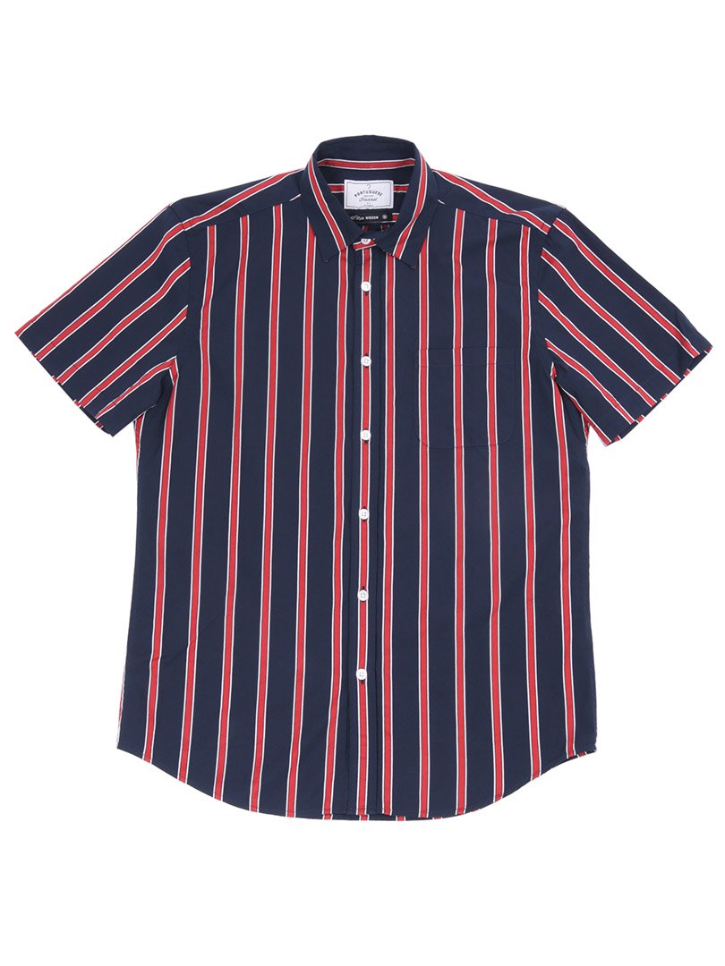 【Portuguese Flannel】<br>レギュラーカラーシャツ MONACO