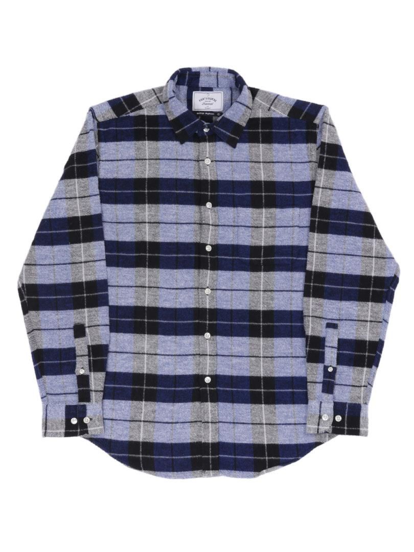【Portuguese Flannel】<br>NEBRASKA フランネルシャツ