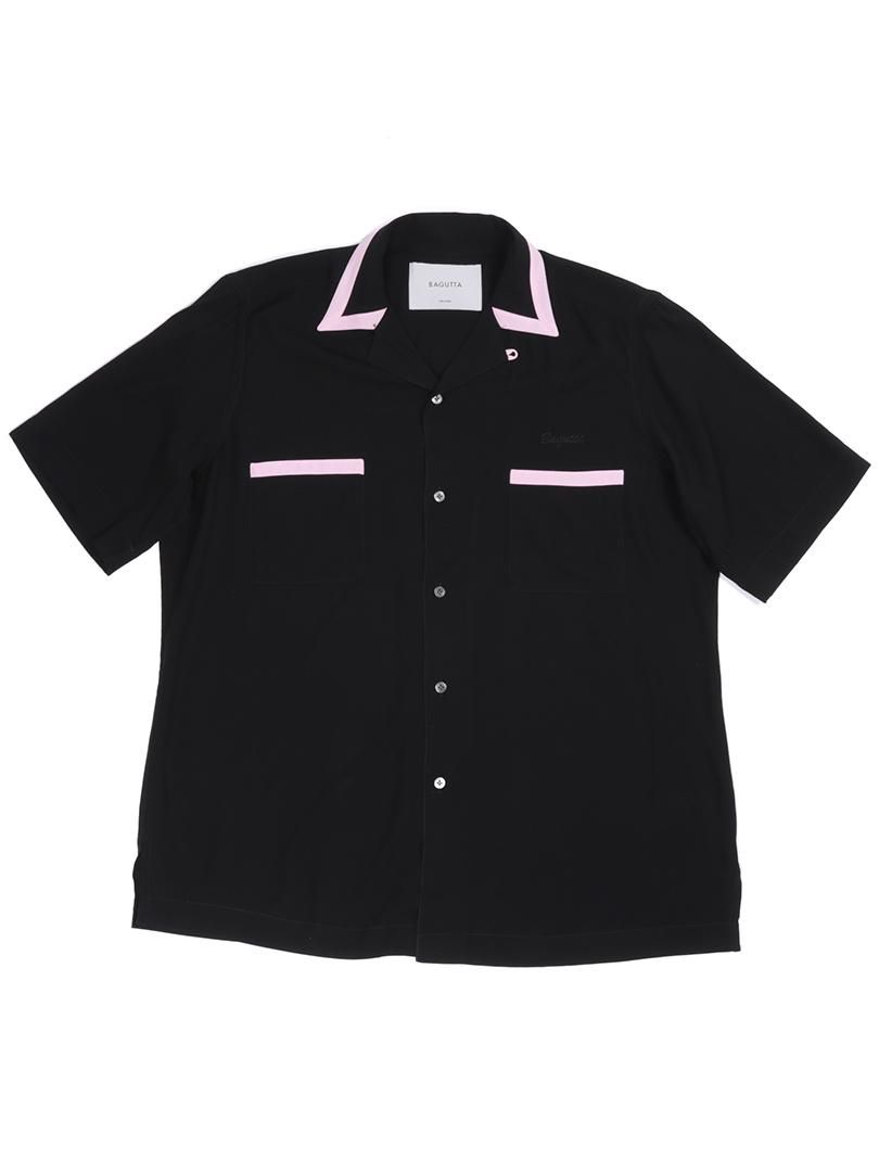 【BAGUTTA】<br>CEL レーヨンオープンカラーシャツ