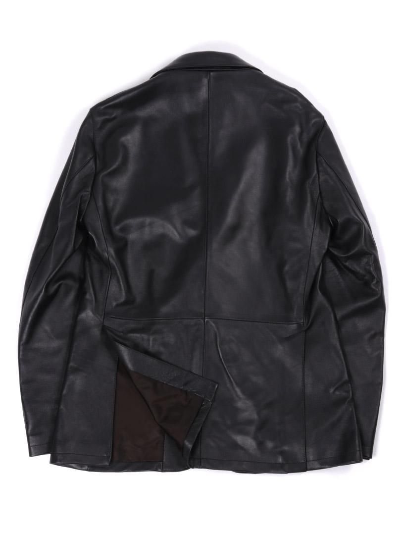 新品 TAGLIATORE COEN シープスキン レザージャケット 茶 50 Schott N.Y.C ショット シングル ライダース レザージャケット