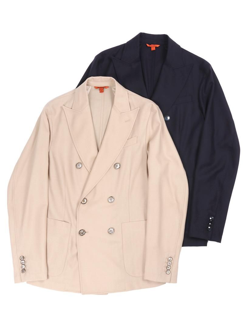 ウールフランネルダブルジャケット 705-71210001|BARENA 正規取扱店