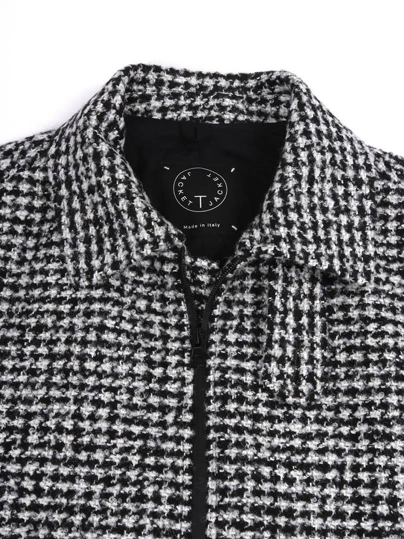 千鳥格子柄ブルゾン 419-74712001｜T-JACKET 正規取扱店 公式通販