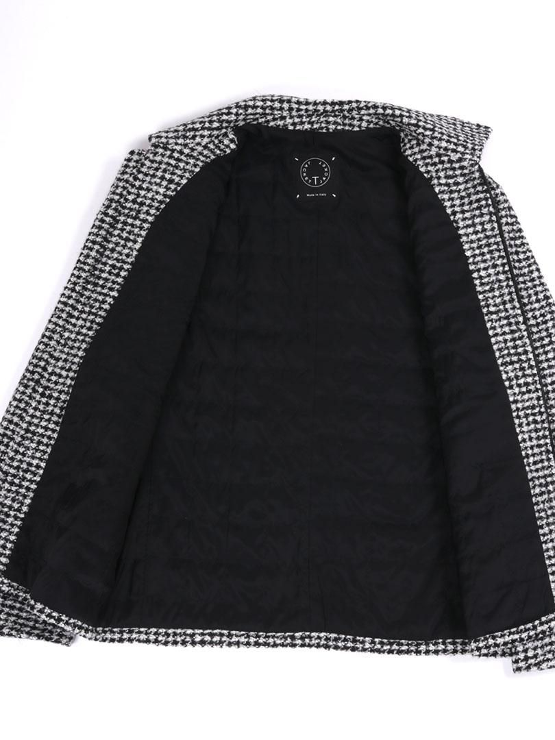 千鳥格子柄ブルゾン 419-74712001｜T-JACKET 正規取扱店 公式通販