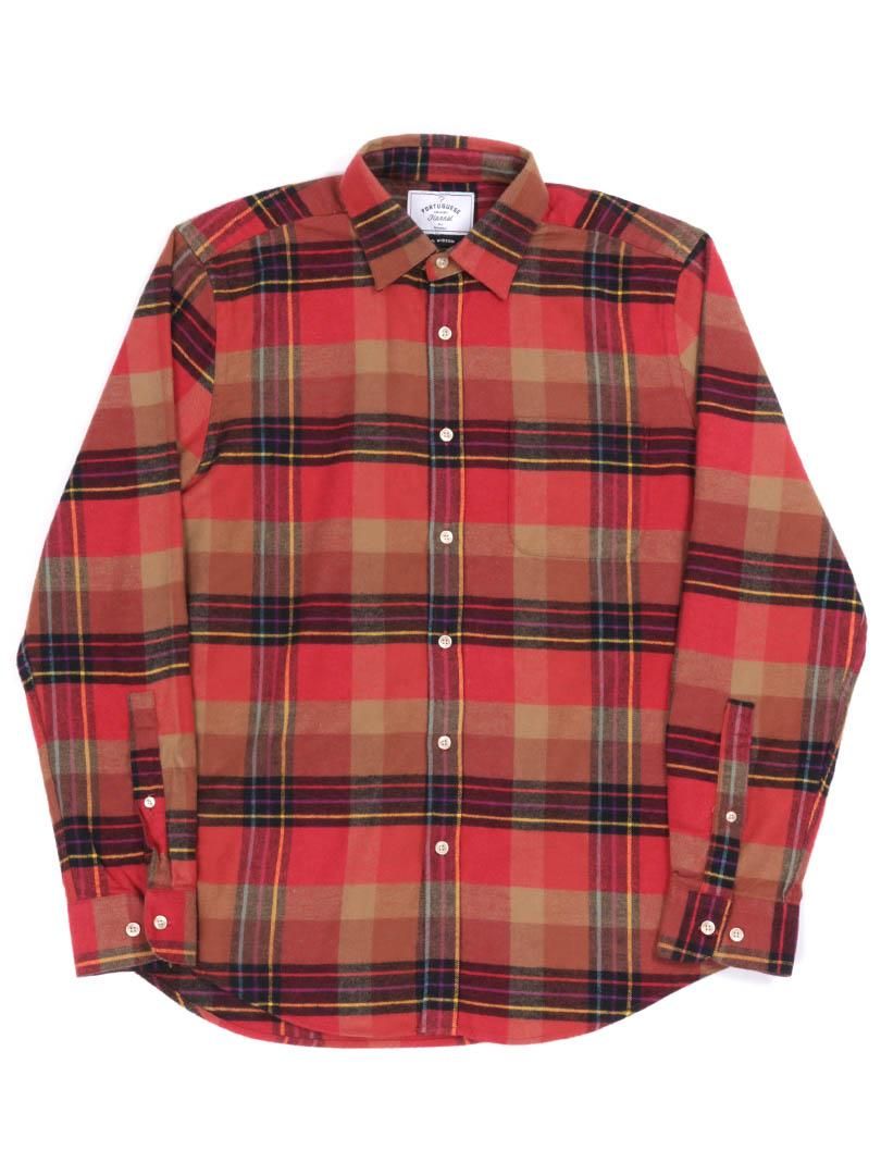 【Portuguese Flannel】<br>TRANSIT フランネルシャツ